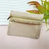 Bolsa para Joias Veludo + Material de PVC Armazenamento para Viagem de Negócios Lembrancinhas Grande Capacidade Embalagem para Presente de Joias Brincos