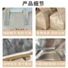Bolsa para Llevar de Gran Tamaño Kraft para Pasteles y Panadería Catering Bolsa Térmica Bolsa de Empaque Ecológica Personalizable con Logo