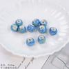 Contas Redondas de 10mm Contas Coloridas Cerâmica de Jingdezhen Colar Pulseira Contas Criativo Feito à Mão DIY Material de Joalheria