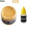Tinta de Couro para Reparo e Coloração de Artigos de Couro, Bolsas de Couro, Sofás, Sapatos de Couro, Reparo de Danos na Pintura, Creme Restaurador de Cor para Roupas de Couro Genuíno