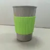 Funda de silicona para termo, antideslizante, resistente a altas temperaturas, funda para vaso espacial 7.5cm9cm, almohadilla de silicona para vaso de agua, multi-especificación opcional