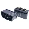 Conector OBD2 Chapado en Oro Detección de Diagnóstico Conector J1962 Enchufe de Transmisión de Datos de Posicionamiento del Vehículo