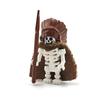 Muñeca Ensamblada Transfronteriza Velez Cementerio de Partículas Pequeñas Bloques de Construcción Calavera Sagrada Fantasma Muerte Escena MOC Juguete