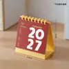 2027 Novo Ano Calendário Ano do Carneiro Mini Portátil Calendário de Mesa Estilo Ins Simples Moderno