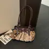 Bolso de Hombro Plegado con Lunares Estilo Coreano Nuevo Otoño 2026 para el Trabajo, Viaje Diario, Informal, Moderno, Exquisito, Moda, Bolso de Axila