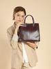 Bolso de Piel Genuina para Mujer 2026 Bolso Cuadrado Vertical de Gran Capacidad Bolso de Hombro Cruzado Simple Maletín para Mujer de Primera Capa de Piel de Vaca
