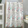 Manta Infantil, Toalla de Baño para Bebé, Algodón Puro al por Mayor, Gasa de Seis Capas, Colcha de Bebé Suave y Absorbente de Verano con Dibujos