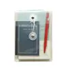 Bolsa de armazenamento enrolável estilo ins da Coreia do Sul, PVC transparente, cosméticos, multifuncional, para documentos, notas fiscais, arquivos