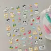 Adesivos Relevo Desenho Animado Fofos em Estoque, Múltiplas Opções Disponíveis, Ursinho Infantil, Coelho, Filhote Adesivos para Nail Art, Estilo Ca