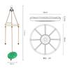 Balanço de Disco Viga de Equilíbrio Escada de Escalada Treinamento Sensorial Indoor Brinquedos Educativos Yongjia Balanço de Escalada de Plástico para Crianças