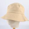 Sombrero de pescador diario para todo tipo de partidos Sombrero de cuenca coreano con protección solar Sombrero para el sol se puede personalizar con logotipo bordado letras impresas personalizado