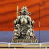 Ornamento Zhong Kui de Cobre Puro, Estátua de Zhong Kui para Decoração de Casa, Estátua de Zhong Kui e Tian Shi