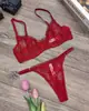 Lencería sexy de estilo francés transfronteriza, lencería de encaje de verano ultradelgada, diseñada para hacer que los pechos grandes parezcan más pequeños y prevenir la flacidez, sujetador de talla grande