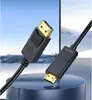 Cabo Adaptador Dp para HDMI 1,8m Dp para HDMI Alta Definição 1,8m Dp Grande para Cabo Longo 1,8m Display