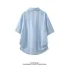 Camisa de Manga Corta con Solapa Texturizada y Tejido Hueco Estilo Old Money, Top Suelto Transpirable Fino de Verano con un Toque de Lujo para Hombre