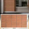 Tijolos Culturais Leves de PU com Listras Verticais Selecionados Cuidadosamente, Azulejos de Parede de Tijolo Azul e Vermelho, Pedra Cultural Falsa, Painéis Decorativos para Parede de Fundo, Parede Externa