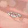 Anillo de Plata Pura S925 con Perla Delicada para Mujer, Nuevo Estilo Coreano Simple Artístico Retro Francés Joyería Fresca al por Mayor