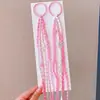 Nova Peruca Kulomi Infantil com Tranças Meninas Corda Colorida para Trançar Cabelo Menininha Doce Legal Argola para Trança de Cabelo Boxe