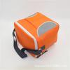 Fabricante Personalizado Amazon Laranja Tecido Oxford Isolado Bolsa de Gelo Costurada Bolsa de Almoço Promocional Bolsa de Almoço com Ombro