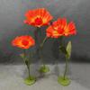 Decoração de casamento Estrada de tulipas espuma de chumbo flor de espuma flor de palco grande tridimensional simulação sorriso suporte de flores flor de seda de haste