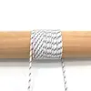 Em estoque corda de poliéster 2mm com núcleo torcido, corda de guarda-chuva mesclada, puxador de bolsa, tecelagem manual, corda para pendurar DIY, decoração de cauda de puxar à prova de vento, pingente de gota