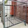 Gaiola de Cão Reforçada com Cantoneira Sólida Espessa para Cães Médios e Grandes, Gaiola Extra Grande para Canil ao Ar Livre, Desmontagem e Outros