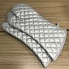 Luvas com isolamento térmico para bolsa para assar no micro-ondas luvas longas para forno churrasco de cozinha coisas para as mãos abafadas