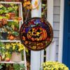 Decoración Colgante Acrílica de Calabaza de Halloween, Murciélago, Fantasma, Decoración Navideña para Ventana, Porche, Adorno Transfronterizo, Colgante, Decoración para el Hogar