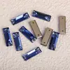 Rhinestones de Vidrio Rectangulares de Cristal K9 de Alta Calidad Cosidos a Mano con Base Plana y Doble Agujero para Vestidos de Bricolaje, Vestidos de Novia y Accesorios de Ropa
