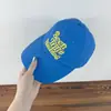 Chapéu Feminino de Verão Fino Secagem Rápida Respirável Chapéu de Sol Estilo Coreano Moda Versátil Boné Bordado com Letra Mostra Rosto Pequeno