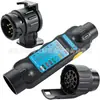 Adaptador Testador Conversor Plugue de Conversão para Reboque Europeu de 7 Pinos Conector Adaptador Testador Conversor para RV de 7 Pinos