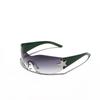 Gafas Xunge Nuevo Llegada Gafas de Sol Sin Montura Moda Europea y Americana Personalizadas Y2K Ciclismo Gafas de Sol de Estrella de Cinco Puntas para Hombres