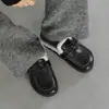 Cómodas y Elegantes ~ Mocasines Birkenstock de Piel de Oveja con Hebilla de Cuero Estilo Occidental 2025 Zapatillas de Piel Genuina con Tacón Bajo para Aumentar la Altura