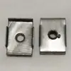 Tuerca de inserción para tubo cuadrado de chapa metálica conector de soldadura interior de tubo pieza dentada de rosca interior acero inoxidable manguito interior de tubo redondo rosca tuerca empotrada