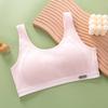 Desenvolvimento de roupas íntimas para meninas Alunos do ensino fundamental do ensino fundamental 12-15 anos sem sutiã de anel de aço