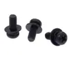 Tornillos de Combinación Redonda de Hierro-Níquel M3-M8 Galvanizado Zinc Cabeza de Lenteja Arandela de Resorte Arandela Plana Juego