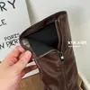 Botas Altas de Moda para Niños 2025 Otoño e Invierno Nuevo Estilo Hebilla de Cinturón Retro Moda Botas de Monta de Caña Alta para Niñas