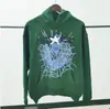 Blockbuster original de comercio exterior 450G chalecos acolchados de terciopelo para pastel sudadera con estampado de araña de espuma sudaderas Sp5der