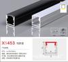 Lâmpada de linha LED lâmpada de linha lâmpada embutida slot slot de alumínio aberto e oculto lâmpada de linha em forma de U com slot para lâmpada de linha preta