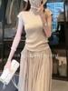 Internet Celebridade Idade-redutor Yujie Luz Maduro Sal High-end Estilo Pequeno Estilo Perfumado Casual Calças de Perna Larga Terno Profissional de Duas Peças Verão Feminino