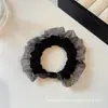 Saia de malha xadrez com estampa de leopardo, bainha, elástico de cabelo pequeno, alta elasticidade, não machuca o cabelo, elástico de cabelo, elástico de cabelo de borracha de alta qualidade, acessório de cabelo