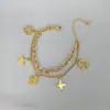 Pulseira Mais Vendida 1Qiyun Joias Moda Europeia e Americana Pulseira de Aço Titânio Luxo Leve Estilo de Nicho Acessório de Alta Qualidade