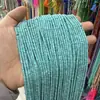 Contas redondas de olho de tigre amarelo, corte reto, 2*3mm, contas soltas para acessórios de joias DIY, contas para pulseira, contas espaçadoras, produtos semiacabados atacado