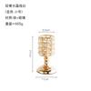 Candelabro de cristal de estilo europeo, decoración ligera de lujo, accesorios románticos para cenas a la luz de las velas, suministros de decoración de ambiente, mesa de comedor nórdica occidental para el hogar