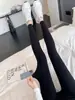 Ropa de Abrigo Otoño e Invierno Tallas Grandes Pantalones Tiburón de Cintura Alta para Mujer Control de Abdomen Levanta Glúteos Adelgazantes Pantalones de Yoga Fitness Modelado Corporal Pantalones Cálidos de Tiro Bajo