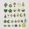 Nuevo juego de colgantes de aleación multicolor para goteo de aceite, con diseños de animales, frutas y flores realistas estilo caricatura, para collares y joyería DIY