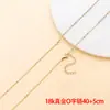 Fecho Lagosta Banhado a Ouro Real de Cobre 18K Corrente de O-ring Ajustável Universal Pulseira Colar DIY Feito à Mão Acessórios de Joias Materiais