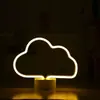 Explosiones Luz nocturna LED de neón Forma Flamenco unicornio Luna Ángel estrellas Venta directa de fábrica