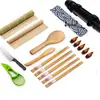 Set de Herramientas para Sushi Set Compacto Estilo Japonés para Hacer Rollos Set de Herramientas para Bolas de Arroz con Algas Bento Exportación