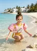 Chaleco salvavidas de unicornio arcoíris para natación infantil Anillo flotador para bebé Manga de agua Traje de flotación de espuma